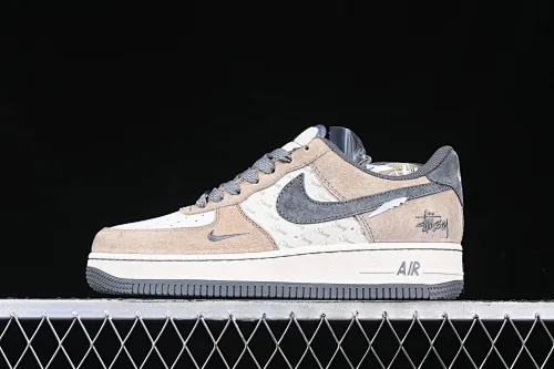 All Categories Nk Air Force 1 Air Force Series Nk Air Force 1 Low Air Force Low Nk Air Force 1'07 Low Stusi Joint-Sheepskin Brown Air Force One Low-top Casual Sneakers XZ6188-888